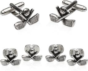 img 4 attached to Cuff Daddy Golfer Tuxedo Cufflinks Presentation