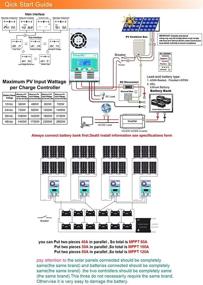 img 2 attached to 🔋 ПовСнимок50 Ампер МППТ контроллер заряда: Высокопроизводительный солнечный контроллер заряда для различных типов батарей (12В-48В), с подсветкой экрана LCD и максимальным входным напряжением 160VDC.