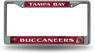 🚗 enhance your ride with the rico industries nfl unisex-adult standard chrome license plate frame logo
