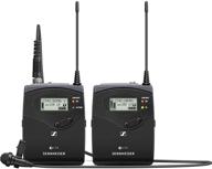 sennheiser pro audio ew 112p g4: omni-directional wireless lavalier microphone system for superior audio quality logo