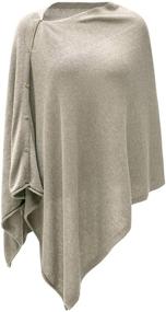 img 4 attached to Womens Cashmere Versatile Sweater Lightweight Women's Accessories for Scarves & Wraps