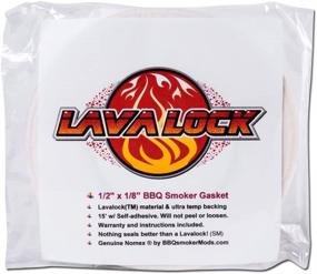 img 3 attached to 🔥 LavaLock 1/2" x 1/8" Nomex Grilling High Temp BBQ Smoker Gasket – White Self Stick: Ultimate Heat Protection for your BBQ Smoker!