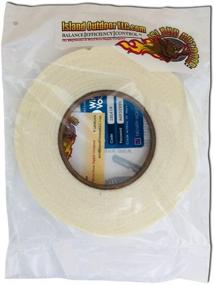 img 2 attached to 🔥 LavaLock 1/2" x 1/8" Nomex Grilling High Temp BBQ Smoker Gasket – White Self Stick: Ultimate Heat Protection for your BBQ Smoker!