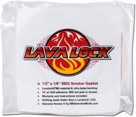 🔥 lavalock 1/2" x 1/8" nomex grilling high temp bbq smoker gasket – white self stick: ultimate heat protection for your bbq smoker! logo