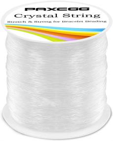 img 3 attached to 💎 Paxcoo 0.8mm Elastic String, Stretchy Bead Cord for Bracelet Making and Jewelry crafting - 120m Crystal String
