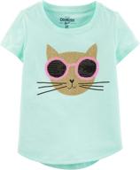 sequin short sleeve t-shirt for girls by oshkosh b'gosh logo