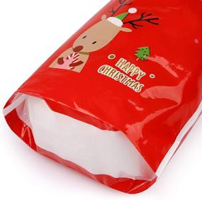 img 2 attached to 🎁 Konsait Christmas Drawstring Candy Bag Gift Treat Cookie Pouch - 30pack"