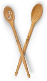 img 1 attached to 🥁 Authentic Fred Mix Stix Drumstick Spoons, standard