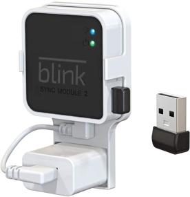 img 4 attached to 🚀 Space-Saving 64GB USB Flash Drive and Outlet Mount for Blink Sync Module 2, Hassle-Free Moving Mount Bracket Holder for Blink Outdoor Indoor Security Camera System, No More Wire or Screw Clutter