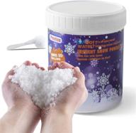 ❄️ icy holiday magic: instant snow powder for christmas tree decoration and winter crafts - makes 10 gallons of synthetic snow! логотип