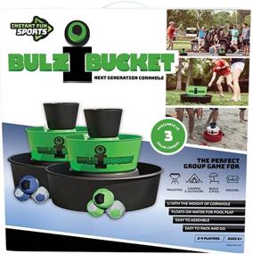 img 1 attached to 🌽 BULZiBUCKET: The Next Generation Cornhole & Hacky Sack Bucket Toss Game for Ultimate Summer Fun!