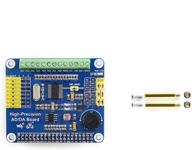 waveshare high-precision ad/da expansion shield board for raspberry pi with 📈 ads1256 dac8532 sensor interface – unlocking high-precision ad/da capabilities for raspberry pi logo