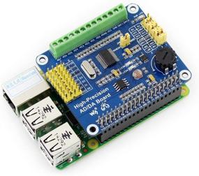 img 2 attached to Пластина расширения Waveshare High-Precision AD/DA для Raspberry Pi с интерфейсом датчика 📈 ADS1256 DAC8532 - разблокируйте возможности высокоточной АЦП/ЦАП для Raspberry Pi.