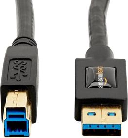 img 3 attached to 🔌 Кабель Amazon Basics High Speed USB 3.0 - 9 футов (2.7 метра) - A-мужчина к B-мужчине: Купить сейчас!