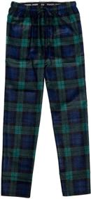 img 2 attached to Flannel Plaid Pajama Set by Fishers Finery