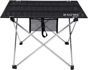 img 4 attached to 🏕️ G4Free Ultralight Folding Camping Table with Carrying Bag: Ideal for Outdoor Camping, Hiking, and Picnics