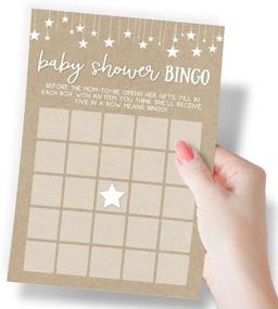 img 1 attached to Set of 50 Printed Party Baby Shower Bingo Cards - 🎉 Fun, Unique, and Easy to Play Game and Activity for Baby Showers