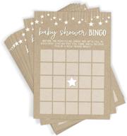 set of 50 printed party baby shower bingo cards - 🎉 fun, unique, and easy to play game and activity for baby showers logo