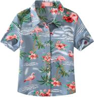 🌺 adorable medium girls' hawaiian christmas clothing by sslr: tops, tees & blouses logo