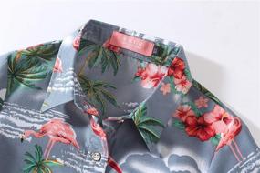 img 2 attached to 🌺 Adorable Medium Girls' Hawaiian Christmas Clothing by SSLR: Tops, Tees & Blouses