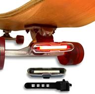 board blazers led skateboard light: illuminate your night 🛹 rides with longboard lights - rechargeable electric skateboard lights kit logo