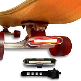 img 4 attached to Board Blazers LED Skateboard Light: Illuminate Your Night 🛹 Rides with Longboard Lights - Rechargeable Electric Skateboard Lights Kit