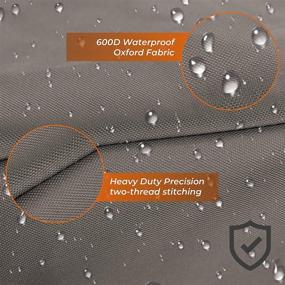 img 2 attached to 🛡️ Primeshield Outboard Motor Cover: Waterproof Boat Motor Covers for 10Hp Engines - Heavy Duty 600D Motor Hood Cover