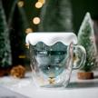 christmas tableware snowflake glassware beverage logo