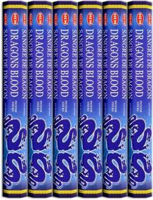 img 4 attached to 🐉 HEM Zen Aromatherapy Dragon's Blood Blue Incense Sticks: 120 Sticks Bulk Pack, 6 Boxes of 20