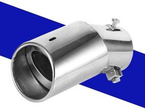 img 4 attached to Qiilu Tailpipe Stainless Diameter 38Mm 53Mm