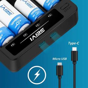 img 2 attached to 🔋 SEIVI Universal Battery Charger: Efficient Rechargeable Battery Charger with LED Indicator and Overcharge Prevention