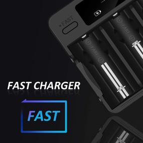 img 1 attached to 🔋 SEIVI Universal Battery Charger: Efficient Rechargeable Battery Charger with LED Indicator and Overcharge Prevention