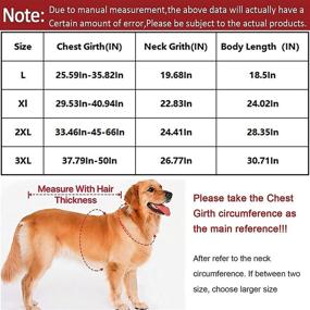 img 3 attached to Отразительный водонепроницаемый плащ для собаки с зимним покрытием - покрытие от холодной погоды для маленьких, средних и больших собак - легко надевается / снимается - размеры L-3XL - теплое собачье обмундирование и свитера