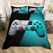 comforter playstation reversible geometric pillowcases logo