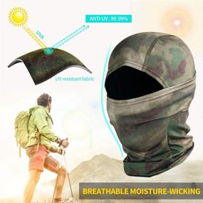 img 1 attached to 🧣 STARTAIKE Balaclava Face Mask: Ultimate UV Protection and Windproof Hood for Skiing, Cycling, Fishing, Hunting and More!