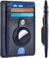 mutural minimalist wallet detachable leather men's accessories for wallets, card cases & money organizers logo