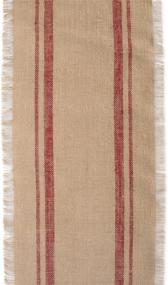 img 2 attached to 🏠 DII CAMZ38410 Double Border Burlap: Stylish and Versatile Home Décor Essential