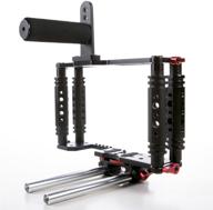 tk-3 aluminum dslr camera cage kit for canon 5d mark ii 7d 70d 60d: enhance your filmmaking with versatile mounting solution! logo