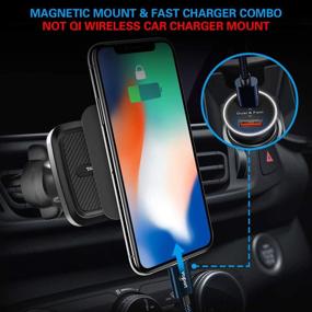 img 3 attached to Fast Charging CD Magnetic Phone Mount with PD Car Charger, VOLPORT 360 Magnet Phone Holder Cradle and Type C Adapter Cable 3.3Ft for Google Pixel 5a 5G / 5 / 4a / 3 / 4a 5G / 3 XL / 4 / 4 XL / 3a