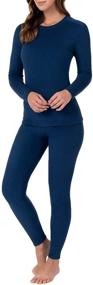 img 3 attached to 🍇 Fruit of the Loom Women's Regular Stretch Thermal Clothing