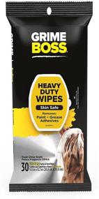 img 4 attached to 🧽 Grime Boss Heavy Duty Wipes: Versatile Cleaning Solution for Hands, Equipment, Garden, Auto, and Camping - 30 Count