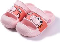 kivors dinosaur lightweight dinosaur pink numeric_6 boys' shoes in clogs & mules logo