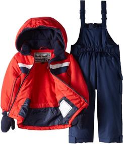 img 1 attached to 🧥 Rothschild Colorblock Snowsuit for Little Boys