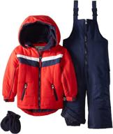 🧥 rothschild colorblock snowsuit for little boys logo