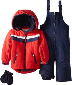 img 2 attached to 🧥 Rothschild Colorblock Snowsuit for Little Boys