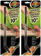 🦎 zoo med labs stainless steel feeding tongs: precision and durability for reptile care logo