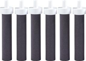 img 4 attached to 💧 Brita Replacement Water Bottle Filters - Pack of 6 in Black