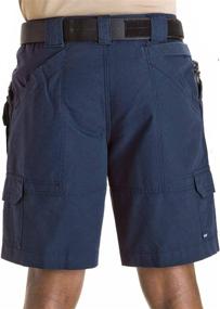 img 1 attached to 🩳 5.11 Tactical Men's 9-Inch Work Shorts in Cotton Canvas Fabric with Action Waistband, 7 Pockets, Style 73285