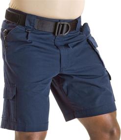 img 2 attached to 🩳 5.11 Tactical Men's 9-Inch Work Shorts in Cotton Canvas Fabric with Action Waistband, 7 Pockets, Style 73285