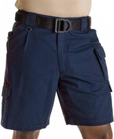 img 3 attached to 🩳 5.11 Tactical Men's 9-Inch Work Shorts in Cotton Canvas Fabric with Action Waistband, 7 Pockets, Style 73285